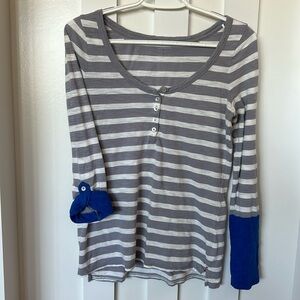 Express Striped Tee - Sz S